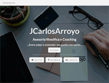 Tablet Screenshot of jcarlosarroyo.com